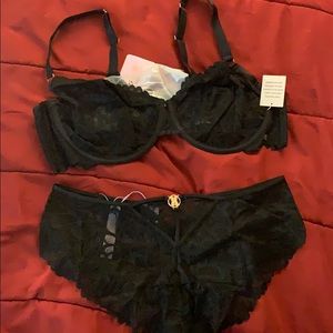 SAVAGE X FENTY black two piece set! Brand new